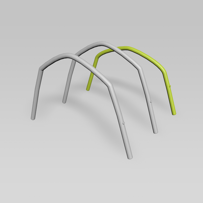 Evo TS V2 Air Beams (Velcro Attachment)