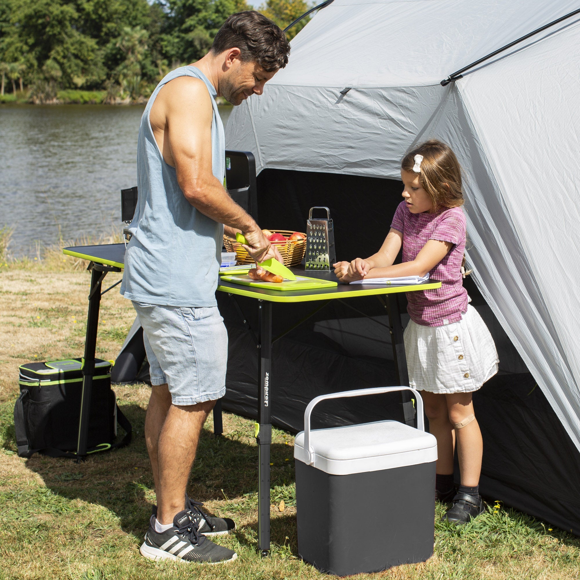 テーブル・チェア・ハンモック pripriWANTKEYCAMP HEXA side tabel Zempire Hexolite 160 - Lightweight Camping Table – Zempire UK