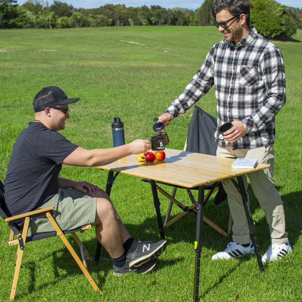 Zempire Kitpac Pro Large Bamboo Camp Table – Zempire UK