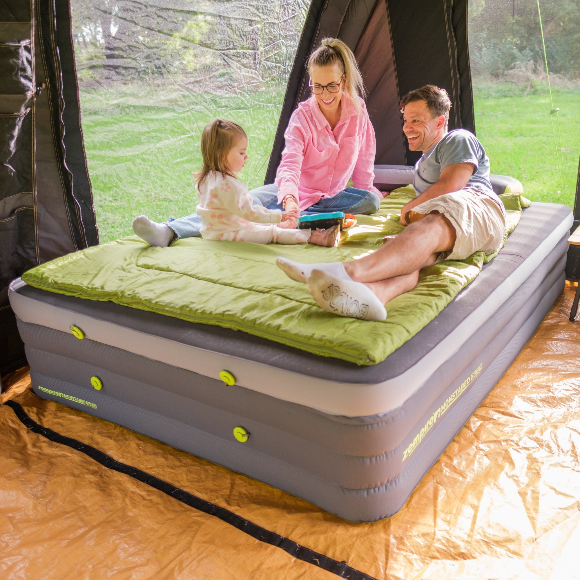 Zempire Monstabed Queen Camp Mattress DURABLE AERO-FRAME BASE