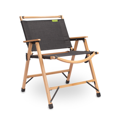 Zempire Roco Low Rider V2 Camp Chair NATURAL BEECHWOOD FRAME