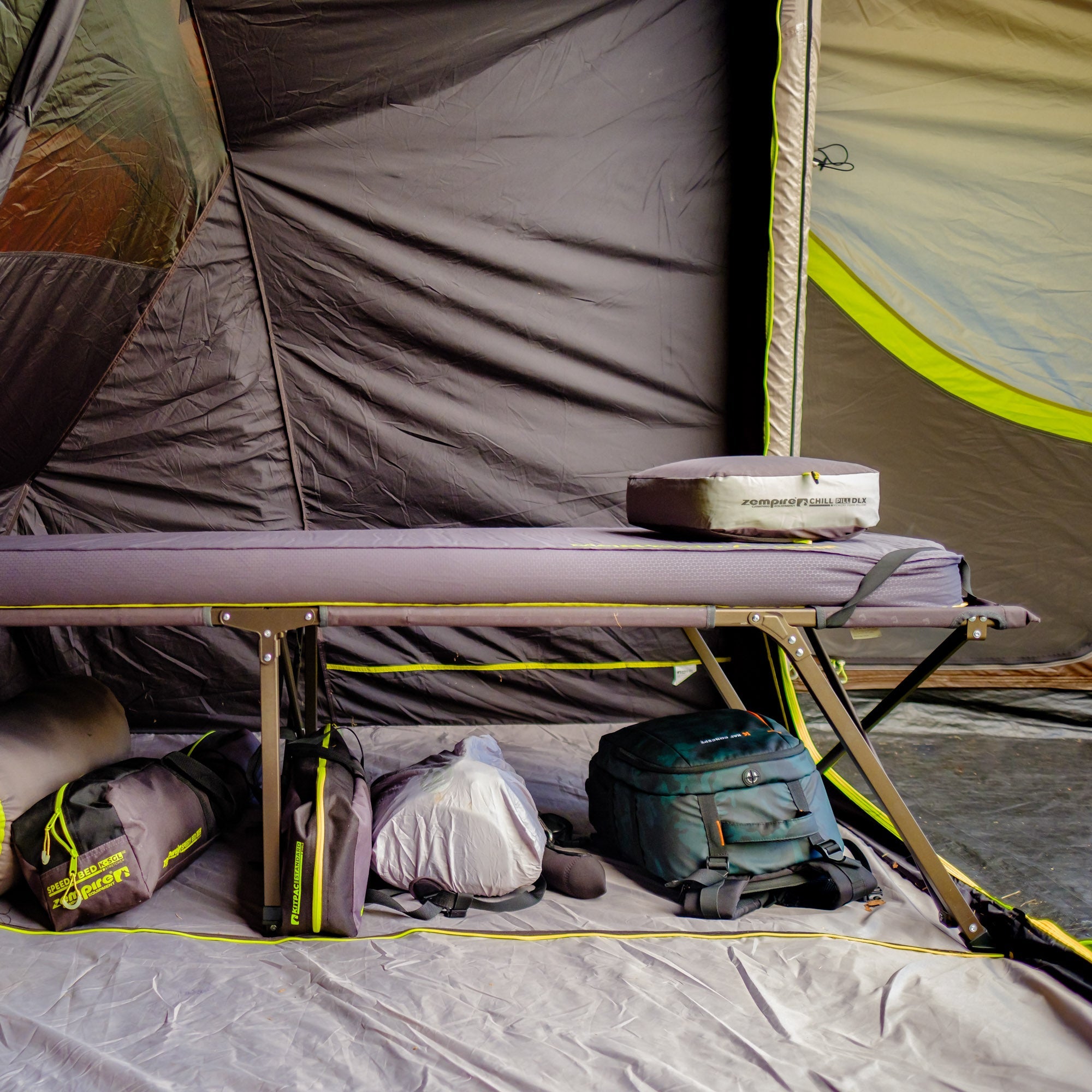 Zempire Z Leg King Single Camp Cot Stretcher